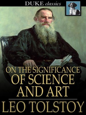 cover image of On the Significance of Science and Art